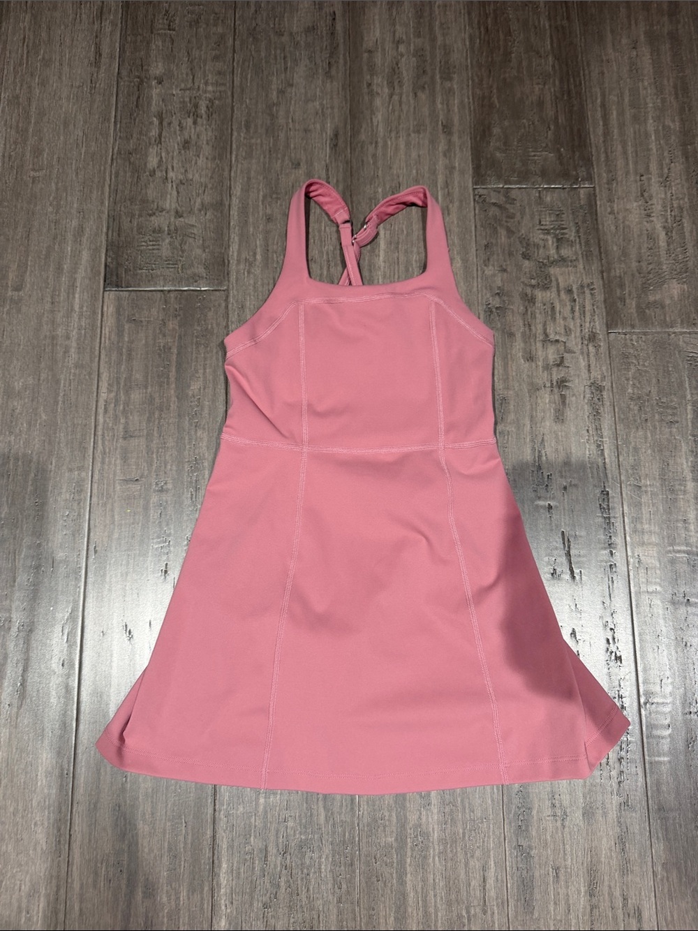 abercrombie kids Pink Athletic A-Line Dress with Cross Straps 7/8
